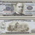 Paper Money THE HOUSE Five Hundred Novelty Dollars
