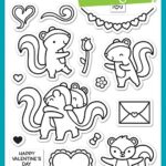 Lawn Fawn SCENT WITH LOVE Clear Stamps 21pc