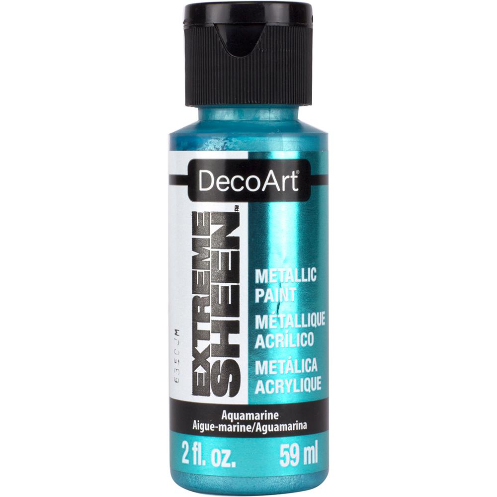 F54D9F07-6DBA-4EDF-86E6-937C70BBA4E5 DecoArt Extreme Sheen AQUAMARINE Metallic Acrylic Paint - Image 1