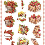 Berrie’s Beauties SWEET STRAWBERRIES 3D Push Out Diecuts