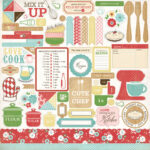 Carta Bella HOMEMADE WITH LOVE 12"X12" Sticker Sheet