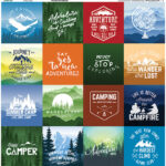 Reminisce SCENIC VIEW 12"X12" DieCut Stickers 16pc