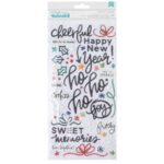 Thickers HO HO HO Puffy Phrase And Accent Stickers 155pc