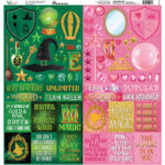 Reminisce WICKED 2 12"X12" DieCut Stickers 88pc