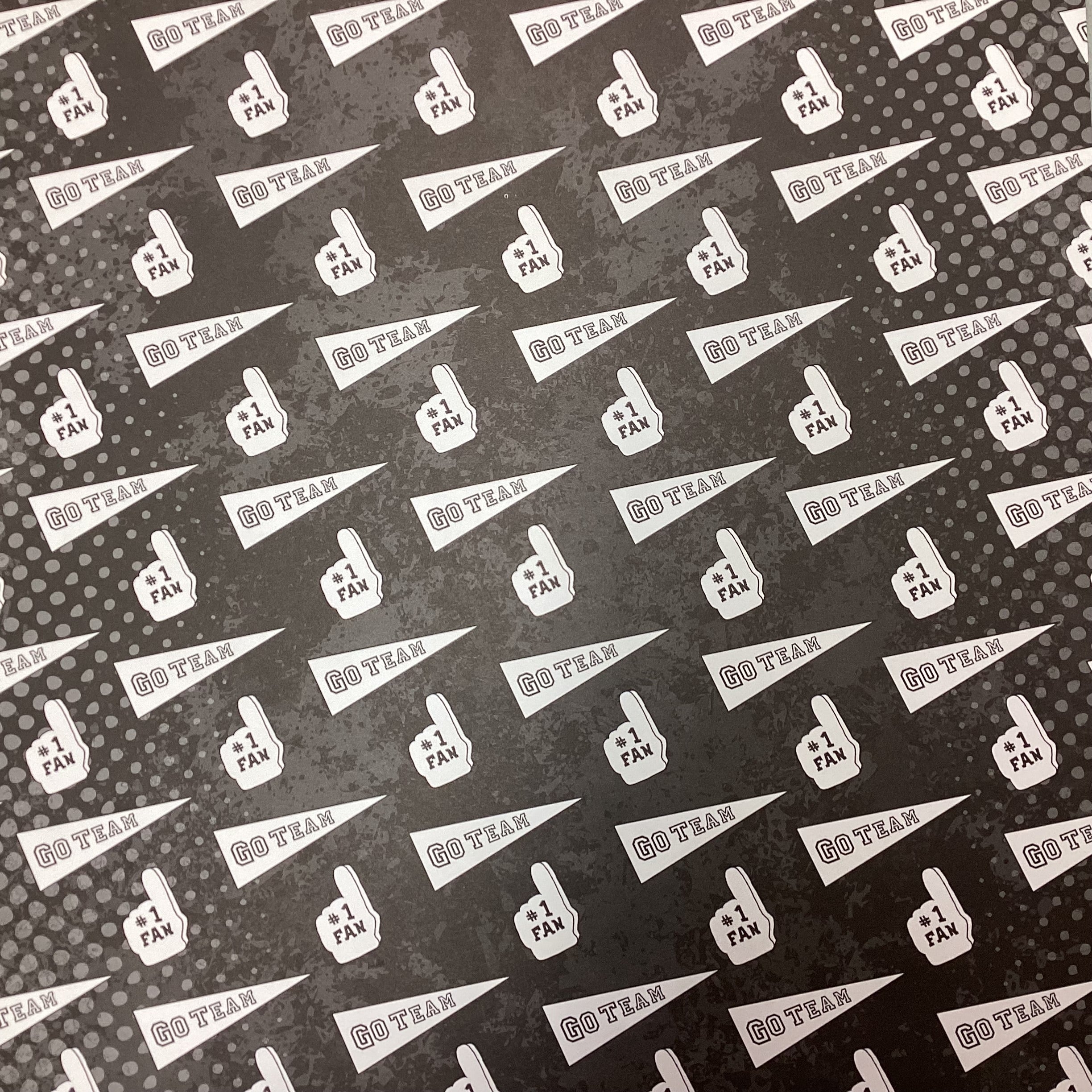 FE2538A1-02AF-4A0A-B0B7-F392AC997E47 Moxxie GRID IRON #1 FAN 12"X12" Cheerleading Paper - Image 1