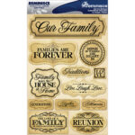Reminisce Signature Series OUR FAMILY 3D Stickers 12pc