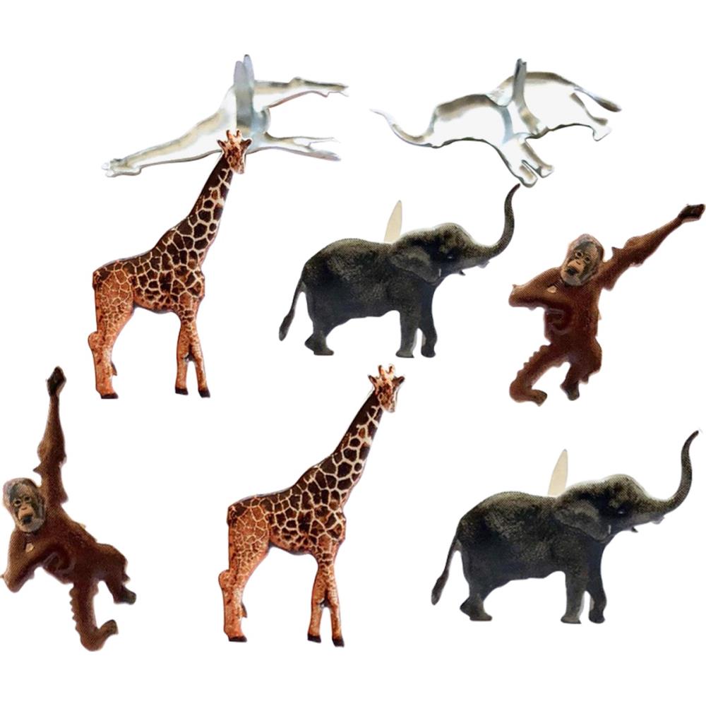 IMG-1608 Eyelet Outlet JUNGLE MIX Brads 12pc - Image 1