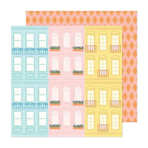 IMG-3039 Obed Marshall FANTASTICO TAKING A STROLL 12"X12" Scrapbook Paper - Image 1