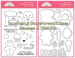 Doodlebug GINGERBREAD KISSES Stamps & Dies Set