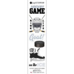 Sports HOCKEY CRAFT STICKERS Laser Cut 6pc