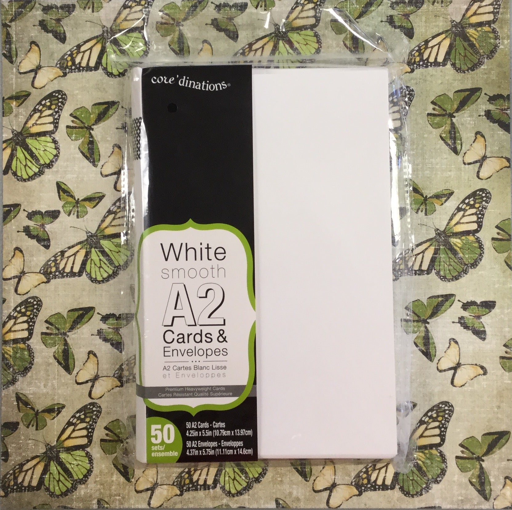 IMG_2696 Core'dinations A2 4.25"x5.5" CARDS AND ENVELOPES 50sets - Image 1