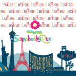 Scrapbooksrus LAS VEGAS BLUE SKYLINE 12"X12" Scrapbook Paper