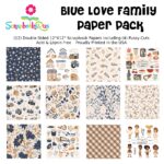 Scrapbooksrus Paper Pack Blue Love Family