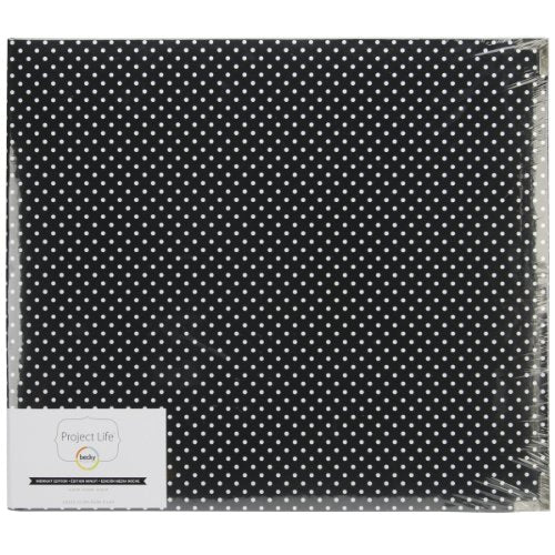 ProjectLifeMidnightEdition Project Life MIDNIGHT EDITION Polka Dots 12”x12” D Ring Scrapbook Album - Image 1