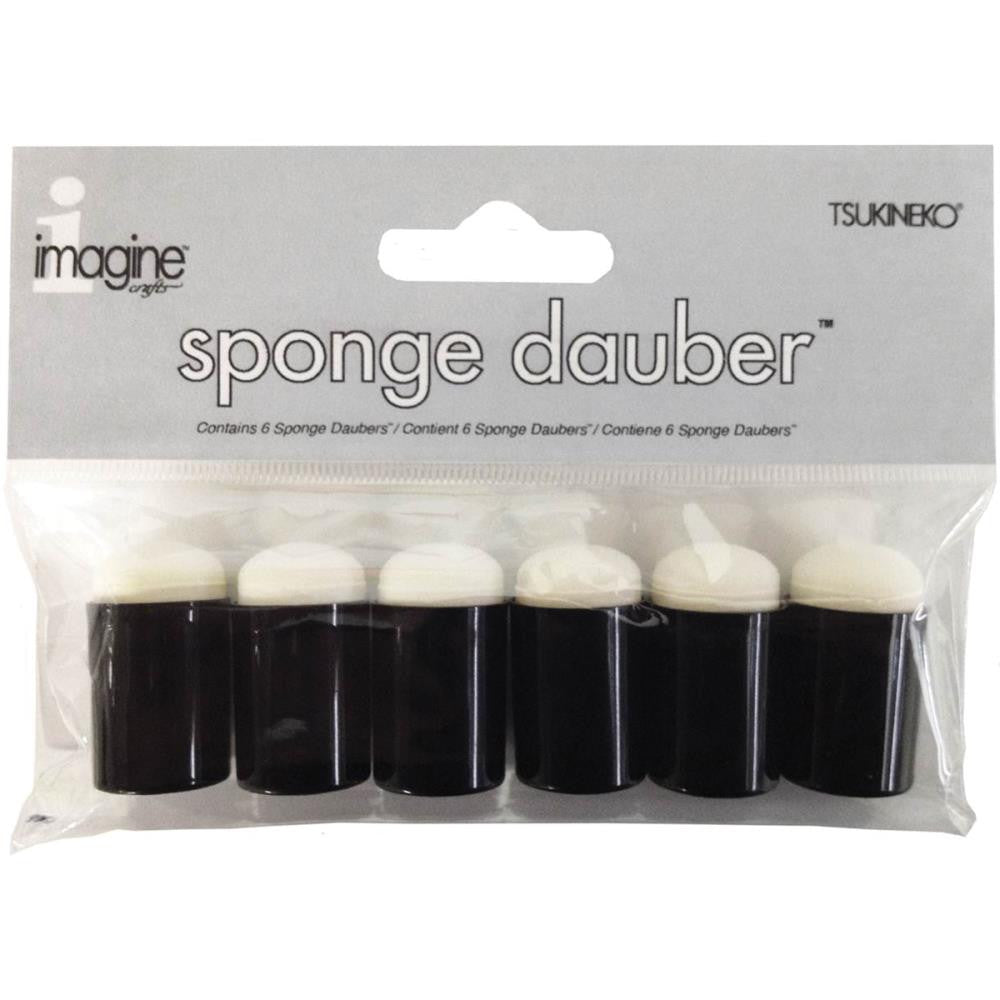 Sponge_Daubers Imagine Crafts Tsukineko Sponge Daubers 6pc - Image 1