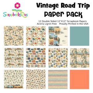 Scrapbooksrus Paper Pack Vintage Road Trip