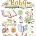 Paper House SWEET BABY 3D Scrapbook Sticker