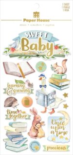 Paper House SWEET BABY 3D Scrapbook Sticker