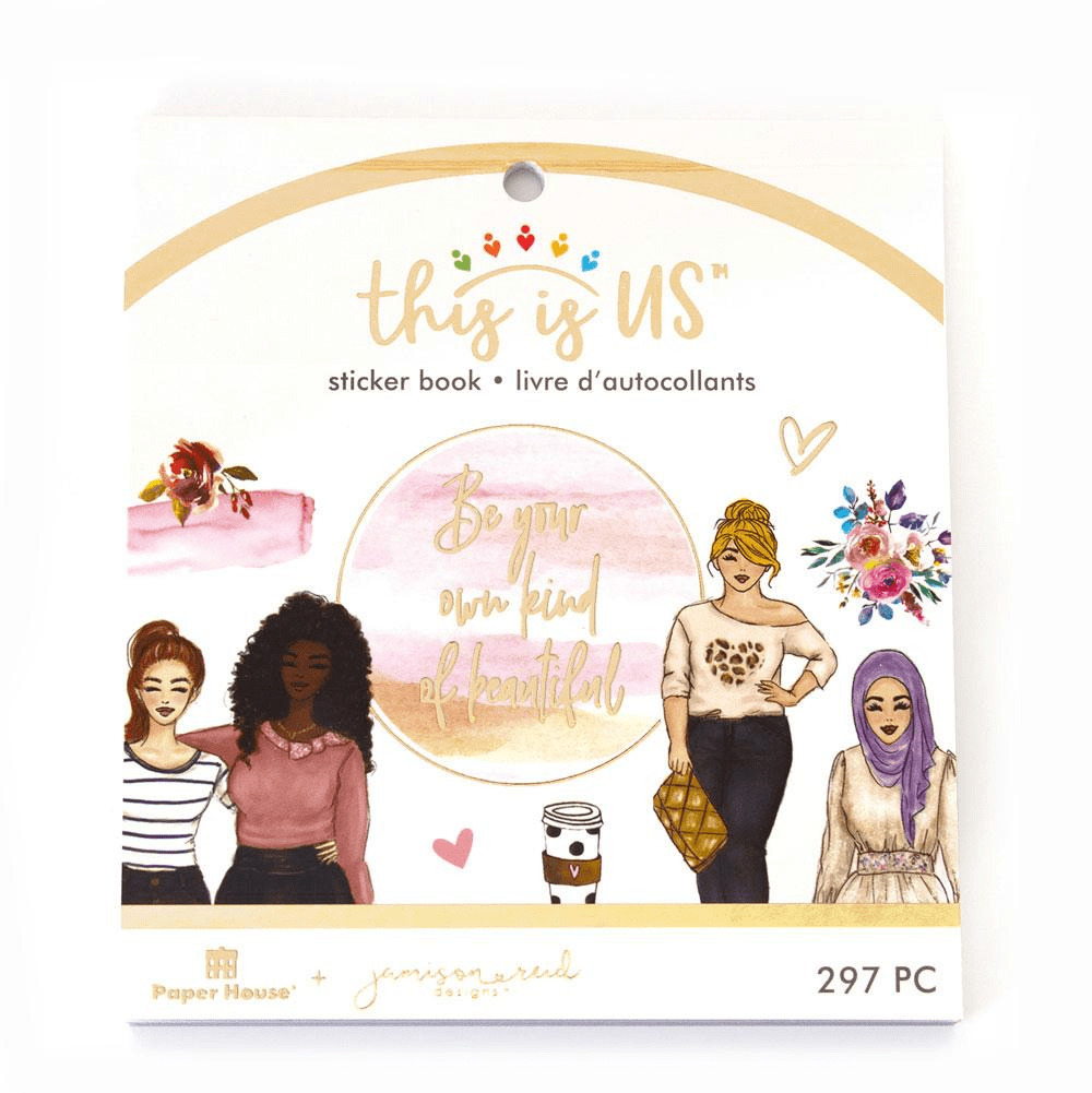 c19aefe5027db7ccc860df738f088baa976277c83fc26ba4f7d8dfab6bfa9aea Paper House OWN KIND OF BEAUTIFUL Mini Sticker Book - Image 1