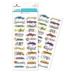 Paper House CREATIVE JOURNALING Monthly Planner Stickers