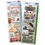 Paper House LONDON Cardstock Stickers 2pk