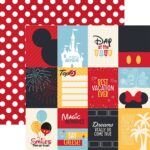 Paper House MAGIC PARK TAGS 12"X12" Scrapbook Paper