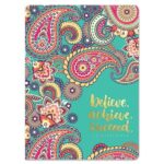 Paper House Softcover Journal BELIEVE ACHIEVE SUCCEED