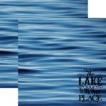 Paper House LAKE HAPPY PLACE 12"X12" Scrapbook Paper
