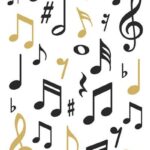 Decorative Stickers - Music Notes