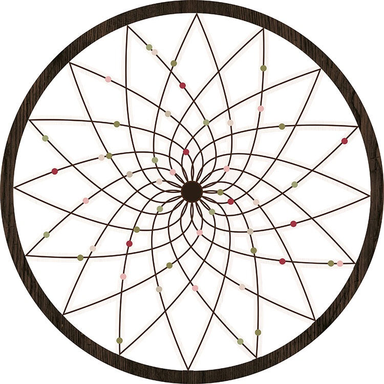 image_005c2d45-a4cb-45dd-8ae7-3f303f57fb26 Kaisercraft Gypsy Rose DREAMER 12"X12" DieCut Scrapbook Paper - Image 1