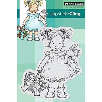 image_036d7148-f419-448b-9b31-2b7e9fa1b330 Penny Black ME & MY BUNNY Cling Rubber Stamp 1pc - Image 1
