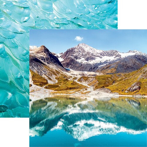 image_04f0e882-2b8e-452b-a025-c73212a77679 Reminisce Alaska Cruise GLACIER BAY 12X12 Scrapbook Sheet - Image 1