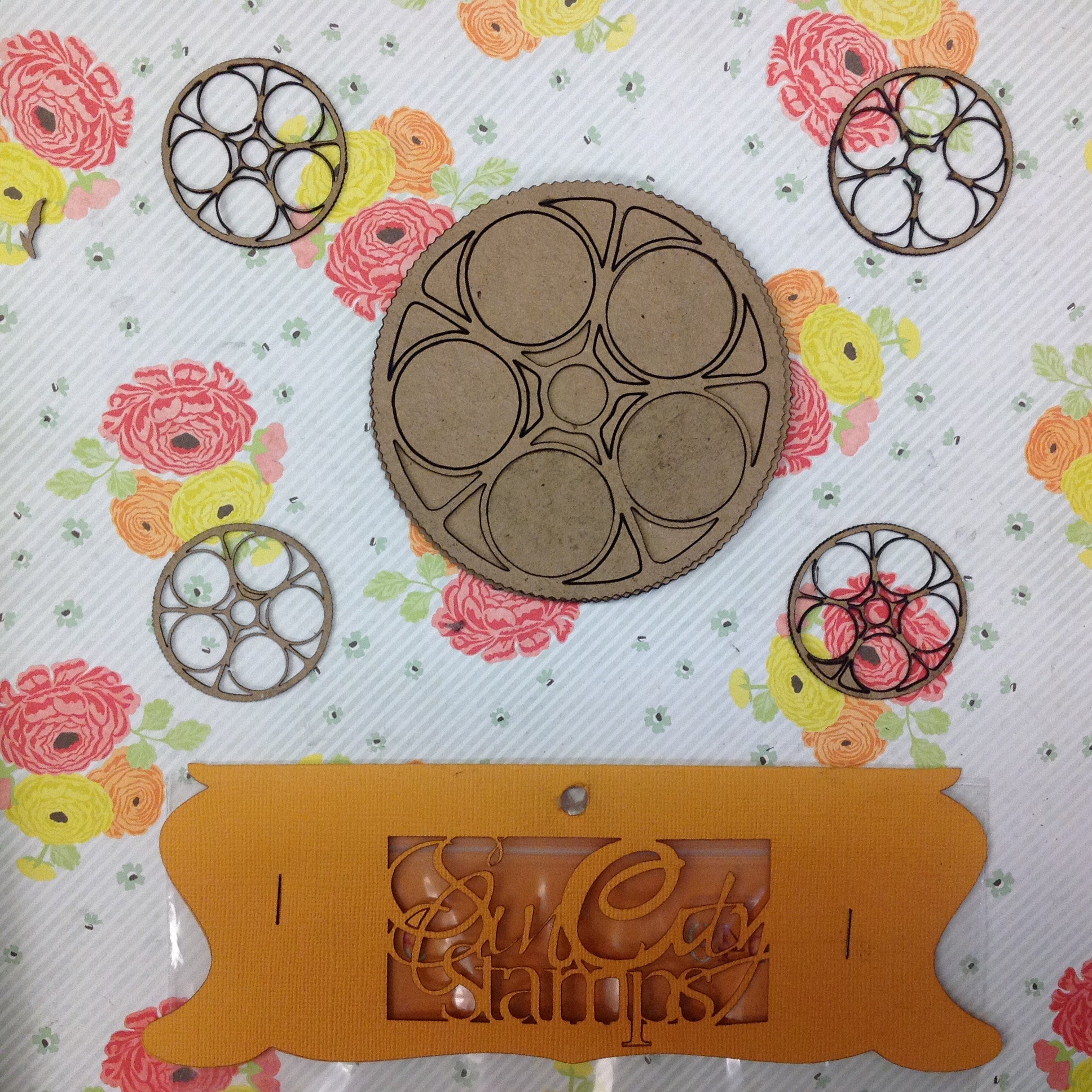 image_17e9a696-448d-4eb0-8fe6-42688130aea0 Sin City Stamps GEAR 7 Chip Board Album 4"X4" - Image 1