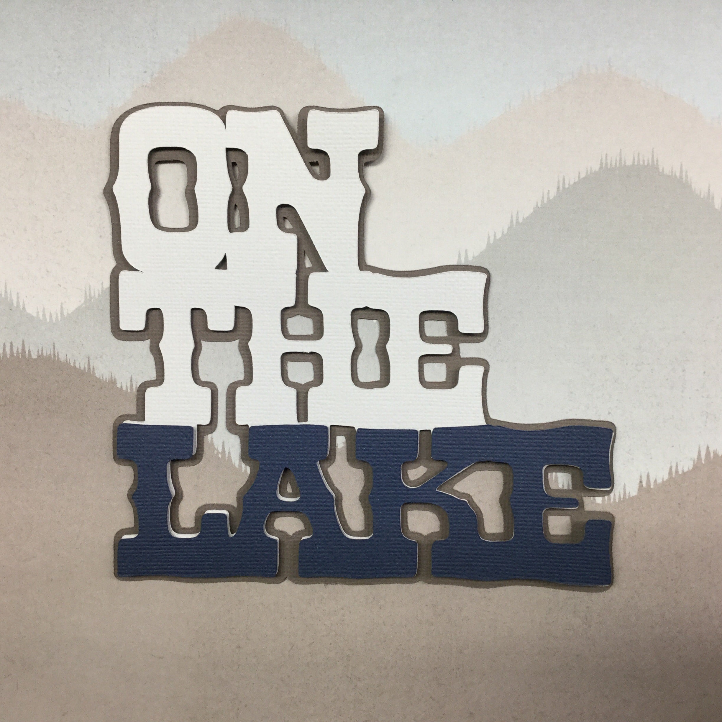 image_25005288-3a47-4e7f-9cb9-91dc8300d3b8 Scrapbooksrus DieCut ON THE LAKE 3D 3.5” Die Cut Embellishment - Image 1