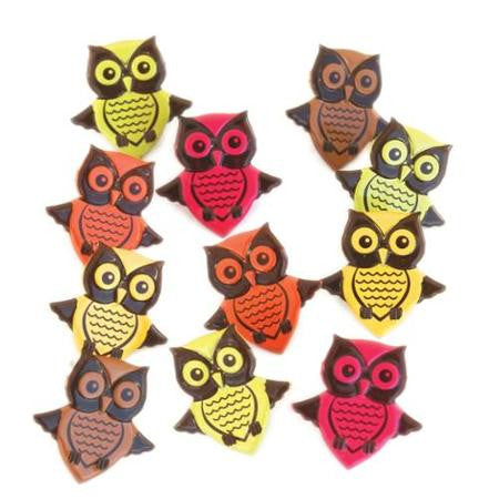 image_2b3c2ea1-8d05-450c-9e86-01303d7f4b2d Eyelet Outlet BRIGHT OWL Brads 12pc - Image 1