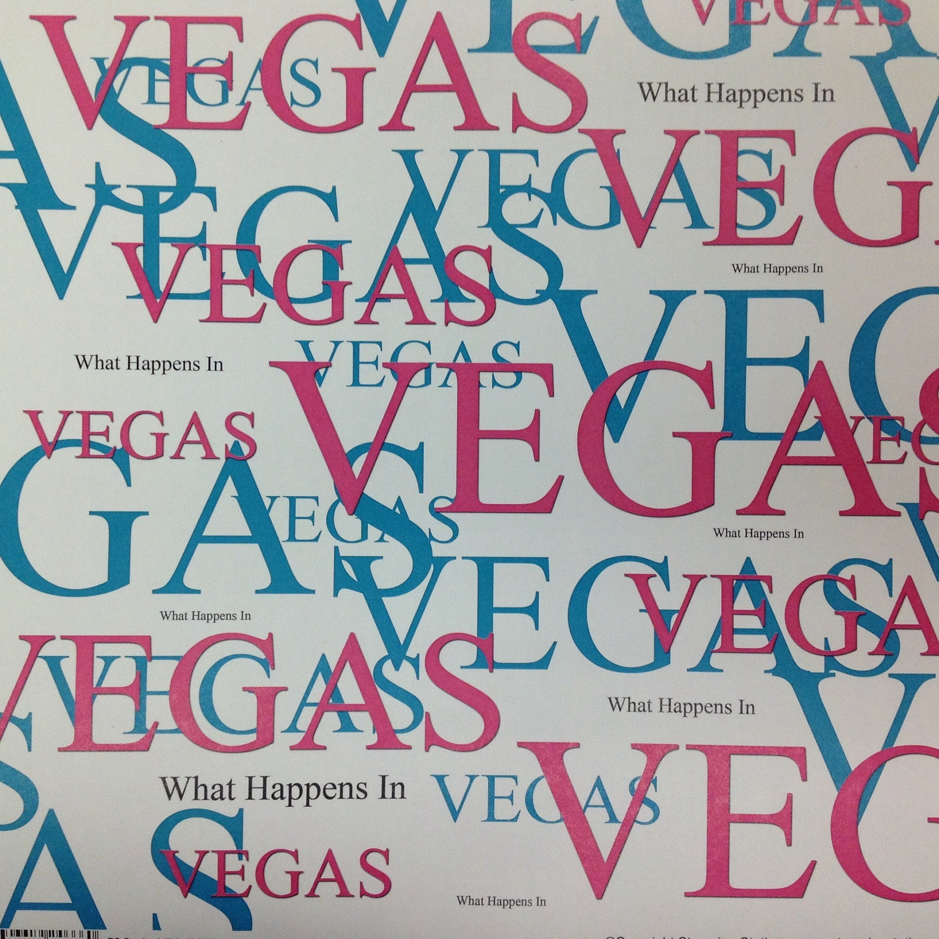 image_2b9e0128-56d6-4dea-8a11-7fb6ff67fa0c VEGAS HAPPENS Las Vegas 12"X12" Custom Travel Paper LV - Image 1