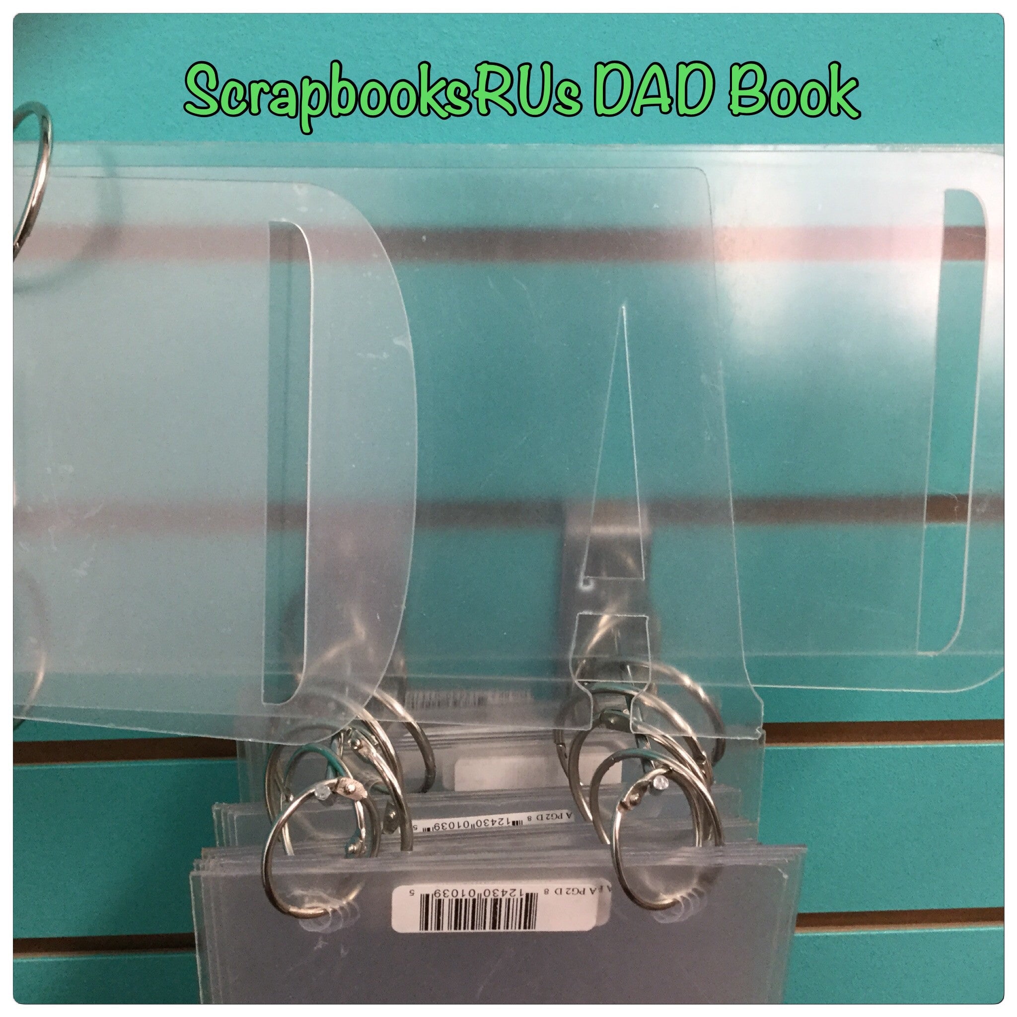 image_2f0e900b-9a44-412f-9527-806daafa630e ScrapbooksRUs Clear Acrylic Dad Scrapbook Album 5''x 12'' - Image 1
