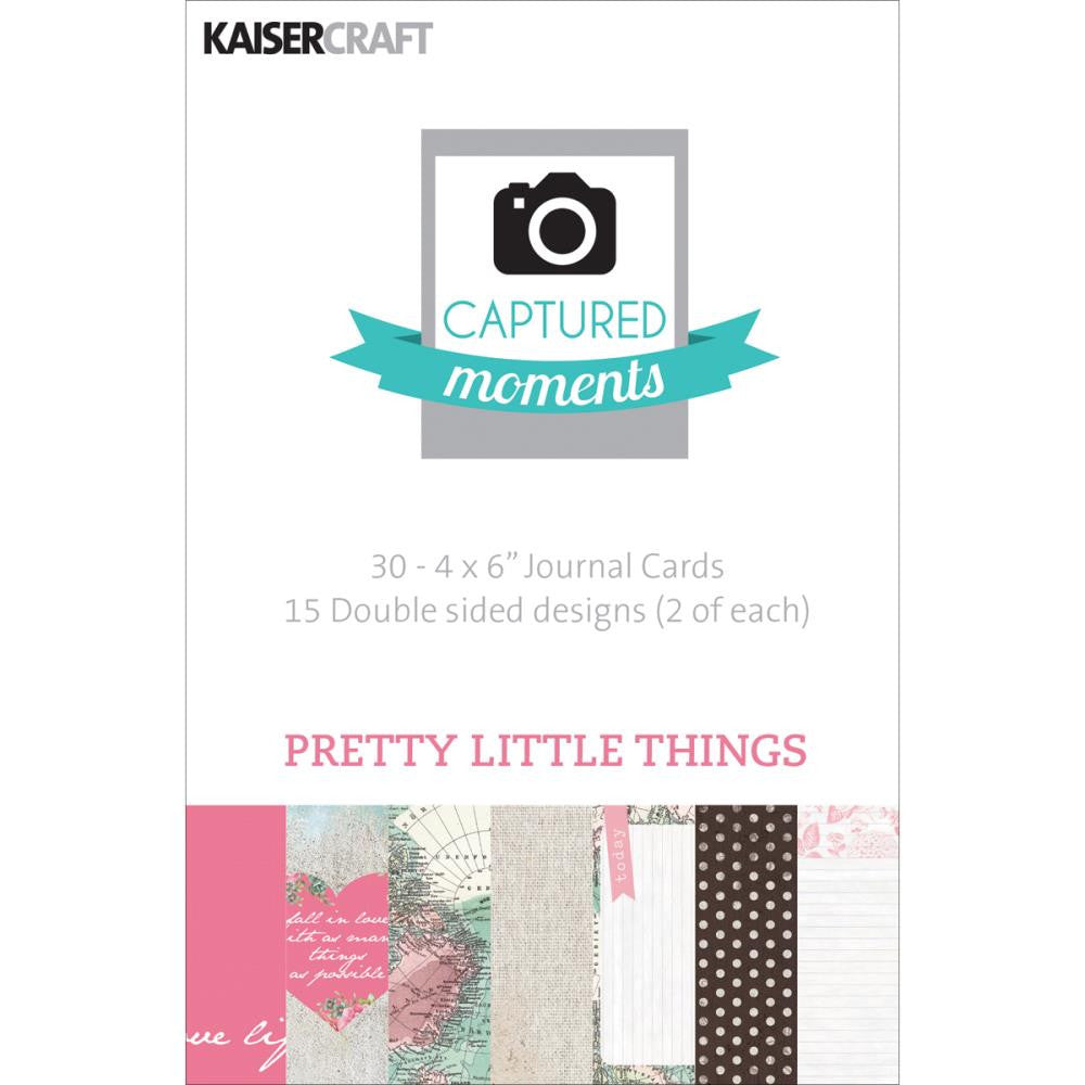 image_339e625c-cabb-4ab7-87b3-16d13e2fe1b9 Kaisercraft Captured Moments PRETTY LITTLE THINGS CARDS 4X6 - Image 1