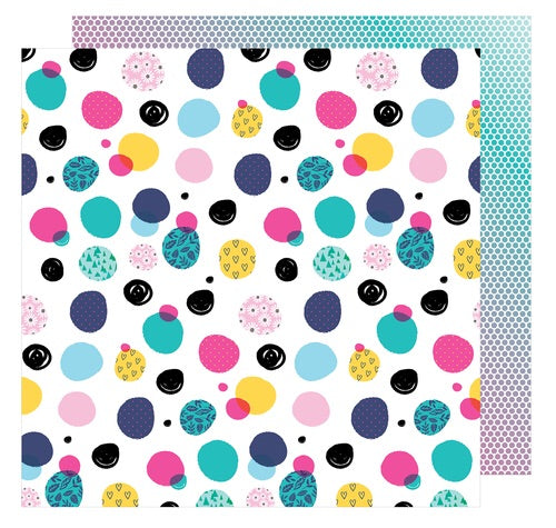 image_351c554e-cd89-47c1-aaf5-54037aa66e87 Shimelle Glitter Girl GET MESSY 12X12 Scrapbook Paper - Image 1