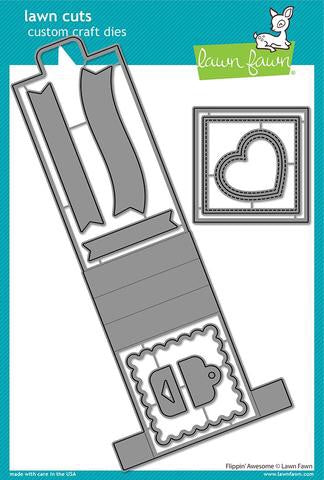 image_3774396f-a32c-40ad-98d3-14f86fe275fc Lawn Fawn Cuts FLIPPIN’ AWESOME Custom Craft Dies 10pc - Image 1