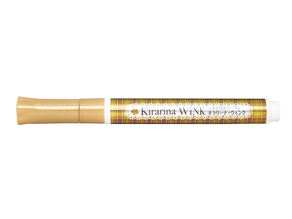image_3b429399-f2cb-4a52-8f86-9df6b85da60a Kirarina Wink GOLD METALLIC Marker Pens - Image 1