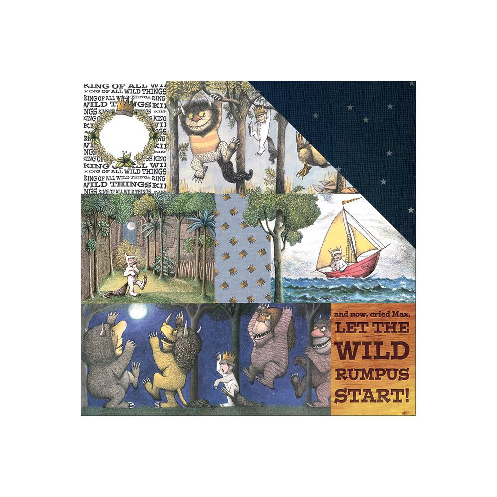 image_3da6f459-d2b5-4b2f-aa65-6dd22e830143 Paper House Where the Wild Things Are TAGS 12x12 Paper - Image 1