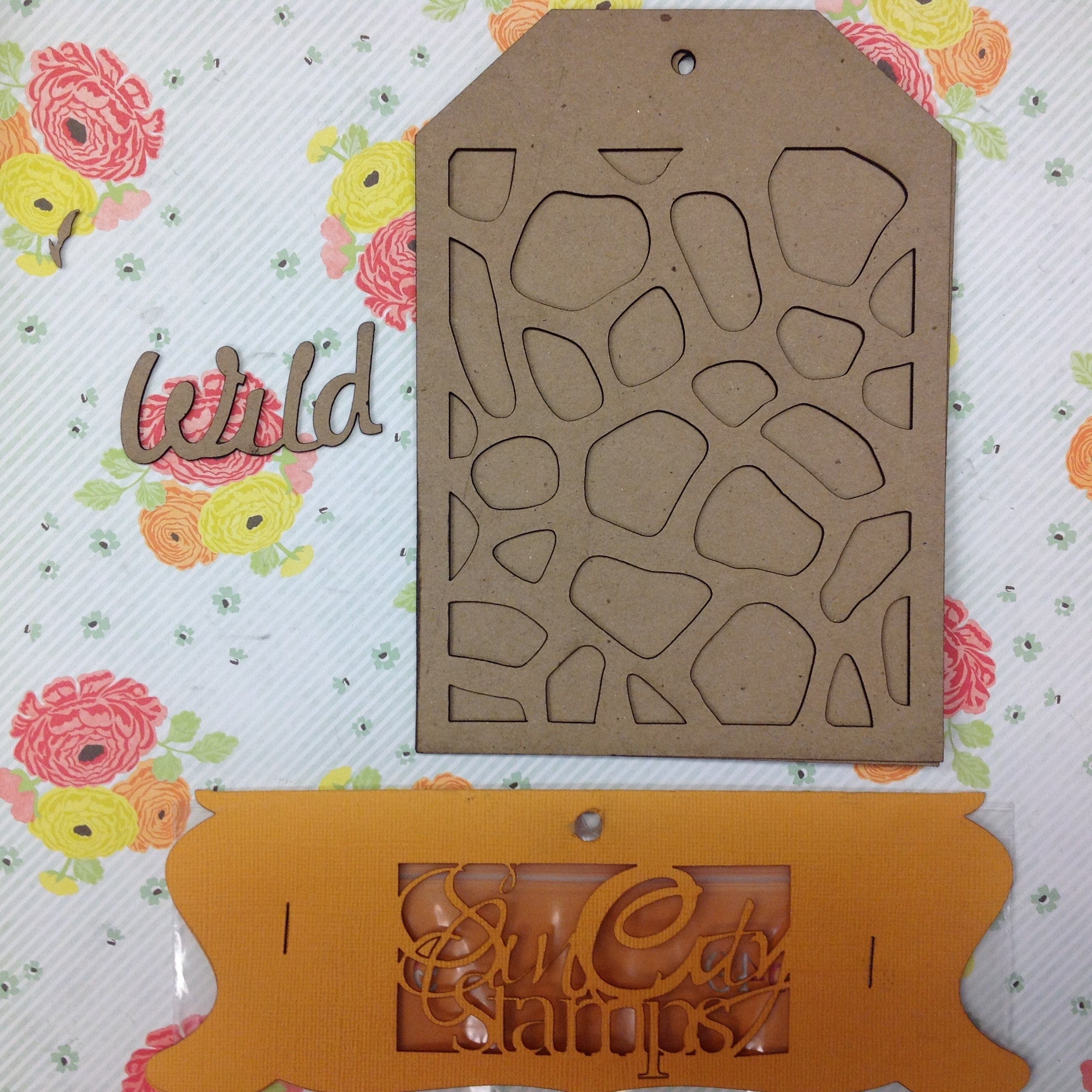 image_421f6c89-fcac-4afe-a23f-2a7f304a0657 Sin City Stamps MUSHROOMS Chip Board Album 5"X7" - Image 1