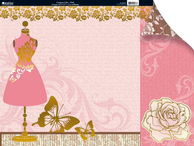image_4235d73d-485b-4422-a96a-746c3cc513ad Kanban COUTURE CHIC Cardstock 12"X12" - Image 1