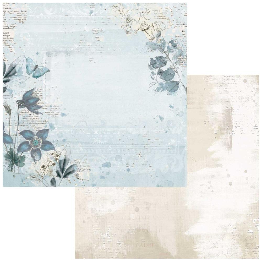 image_4b6d6d4d-a70f-4ff8-a0c3-8472efe60a63 49 and Market Vintage Artistry Serenity CALMING 12"X12" Scrapbook Paper - Image 1