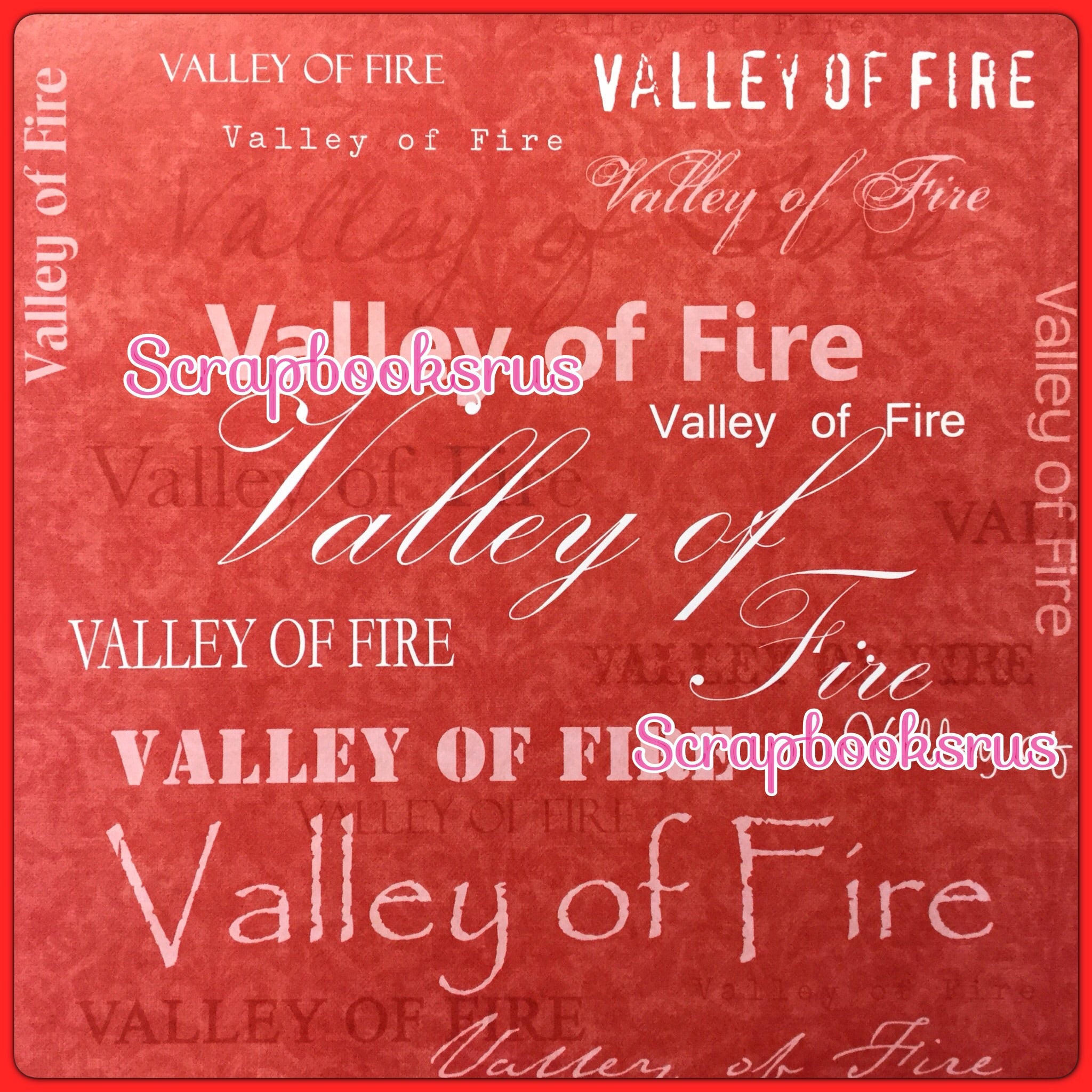 image_566ea5bf-a138-4155-a9d2-cb6926634006 VALLEY OF FIRE YW 12"X12" Custom Travel Scrapbook Paper - Image 1