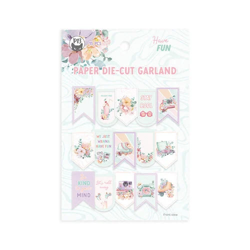 image_56e6d4f6-ef81-4a05-82f4-4e18c5302120 P13 HAVE FUN Paper DieCut GARLAND Diecut Banner 15pc - Image 1