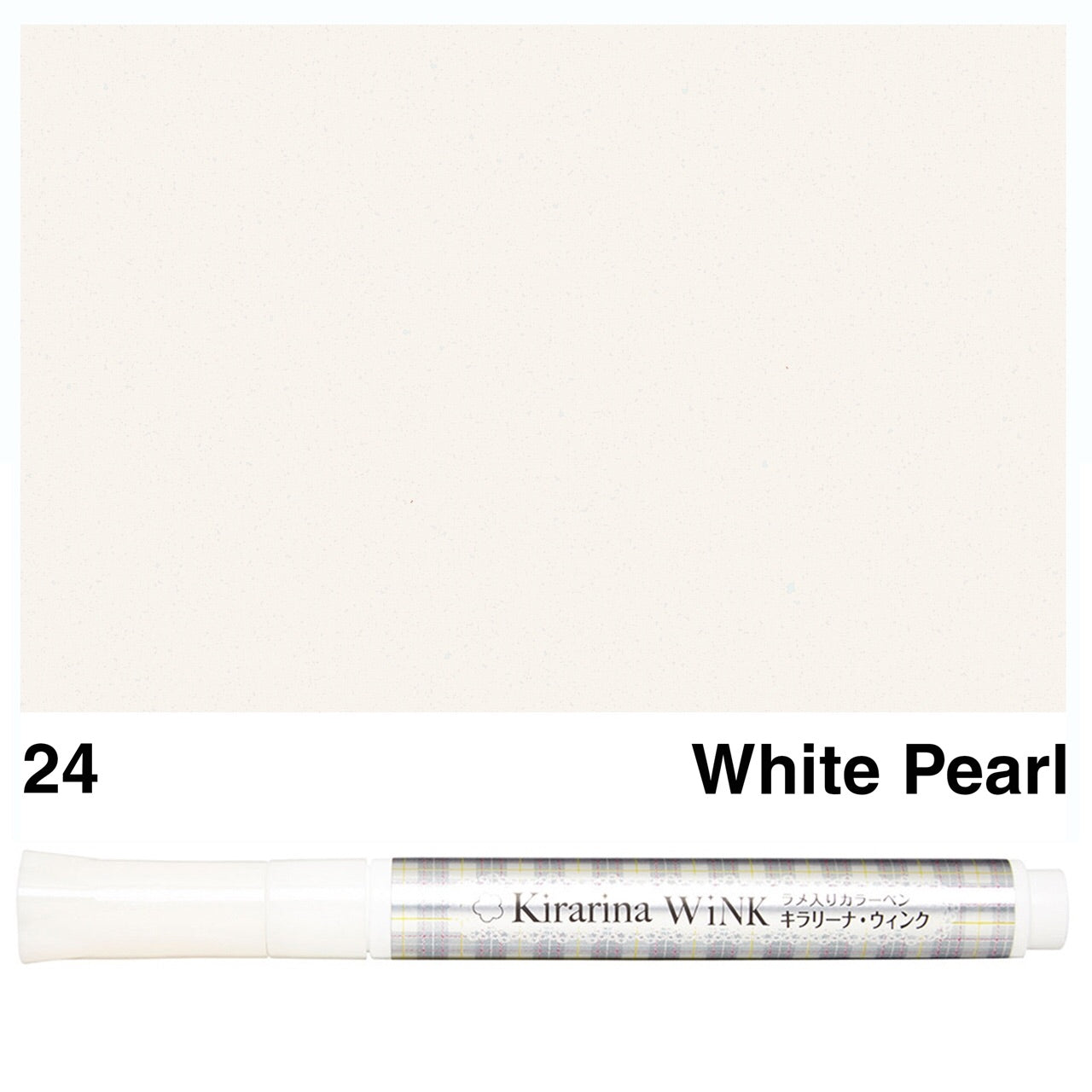 image_582b30a8-8b2b-4c49-9881-83f61ee45436 Kirarina Wink WHITE PEARL METALLIC Marker Pens - Image 1