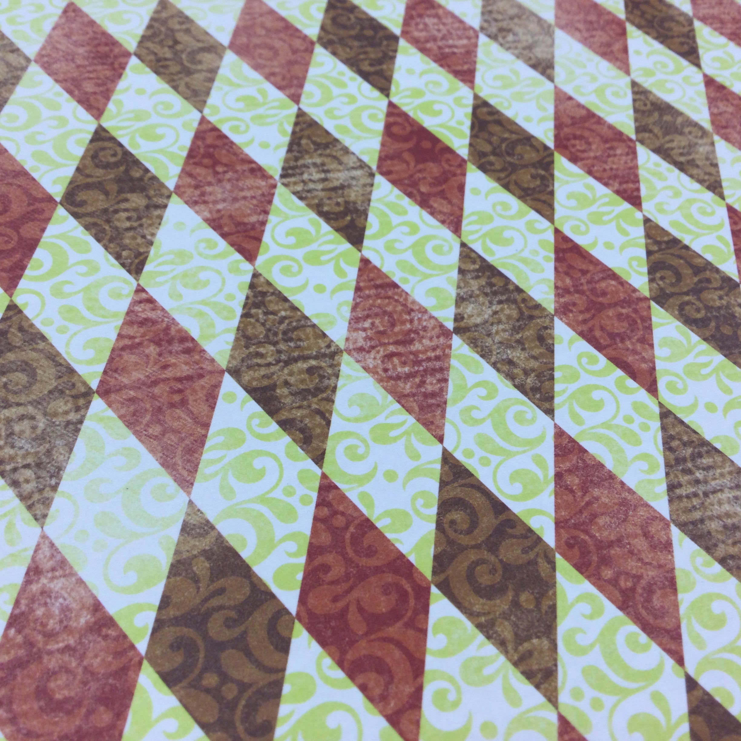 image_609cd340-91d4-4ec0-87b4-ad65205653e9 7 Gypsies HARLEQUIN DUNKERQUE 12"X12" Scrapbook Paper - Image 1