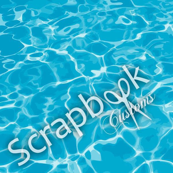 image_6f8352be-b21f-4511-825b-31aa4584d8bb Scrapbook Customs POOL WATER Paper - Image 1